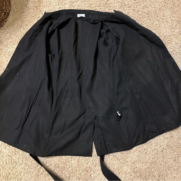 BRUNELLO CUCINELLI Jacket / Coat BLACK Sheer EMBELLISHED Crystals - Sz M Italy - Picture 9 of 16